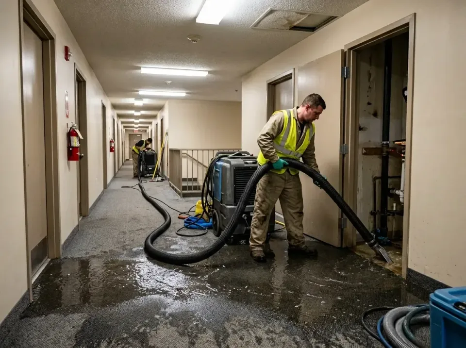 multi-unit-apartment-hallway-f-005 — frequently asked questions, Emergency Burst Pipe Water Extraction & Removal in Bean Sta…